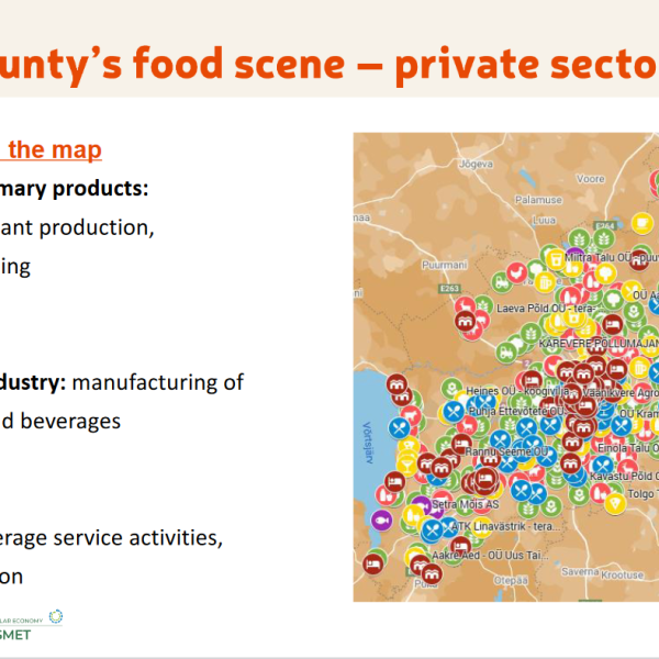 Data of the Food Sector (Tartu), Report p.3